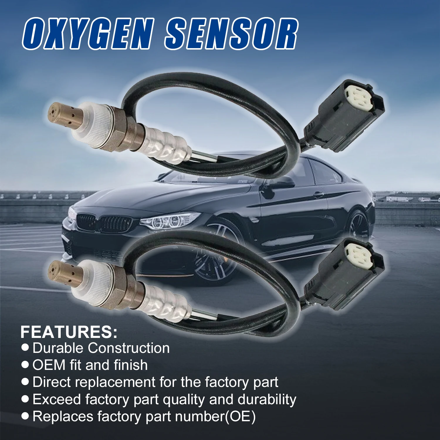 2PCS 234-4490 Oxygen Sensor BE5Z-9G444-A BE5Z9G444A BE5Z9G444B BE5Z9G444C For Ford Escape Explorer F-150 MKZ Taurus Flex Fusion