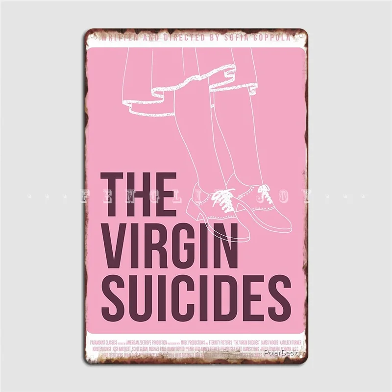 The Virgin Suicides Film Metal Sign Cinema Garage Living Room Decoration Plates Tin Sign Poster