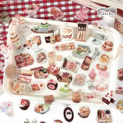 40pcs/1lot Kawaii Stationery Stickers Dessert Cake Food Diary Planner Decorative Cute Stickers Scrapbooking DIY Craft