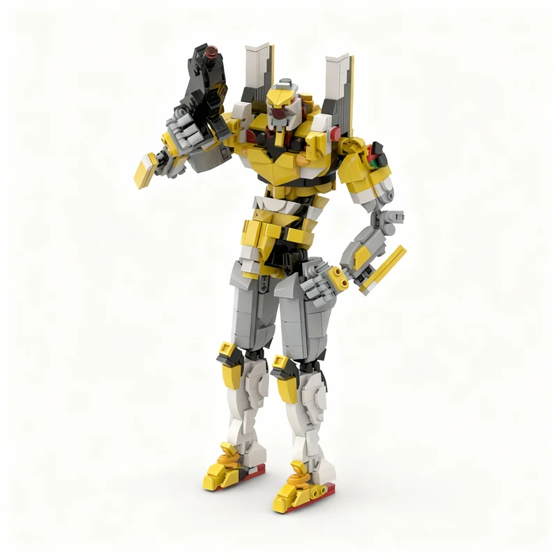 

807PCS MOC Creative Model Eva Unit 00 Custom Building Blocks Architecture DIY Assembly Display Gift Collectible Collection Set