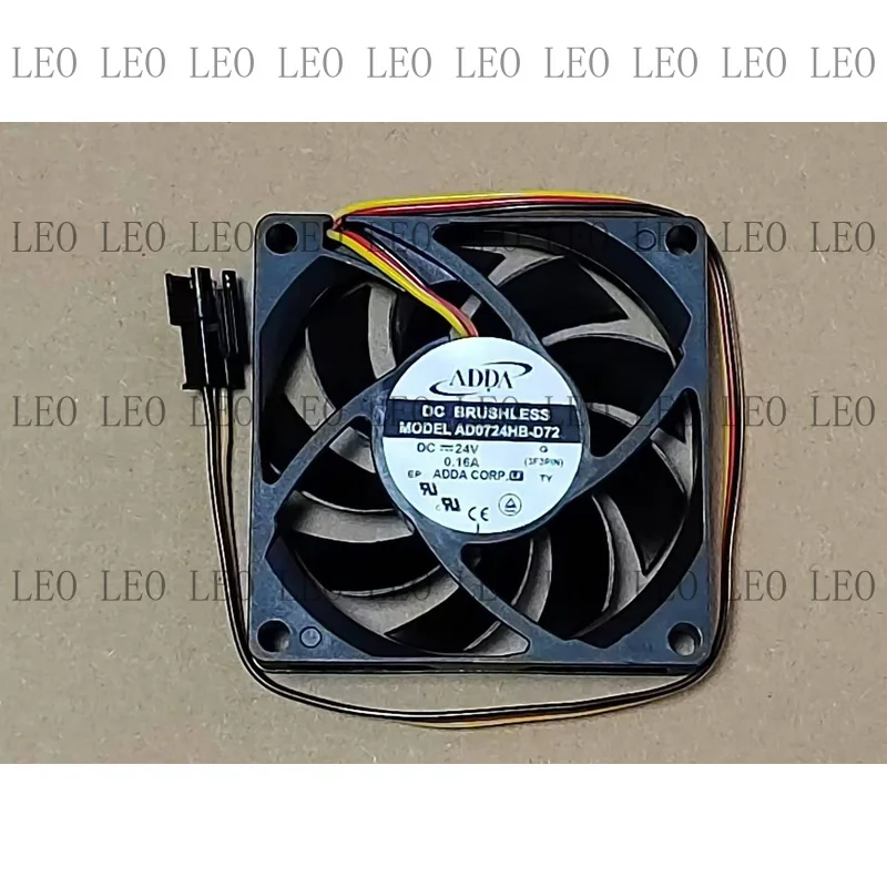 MY For ADDA 7CM 24V 0.16A AD0724HB-D72 7015 rexroth frequency converter alarm fan