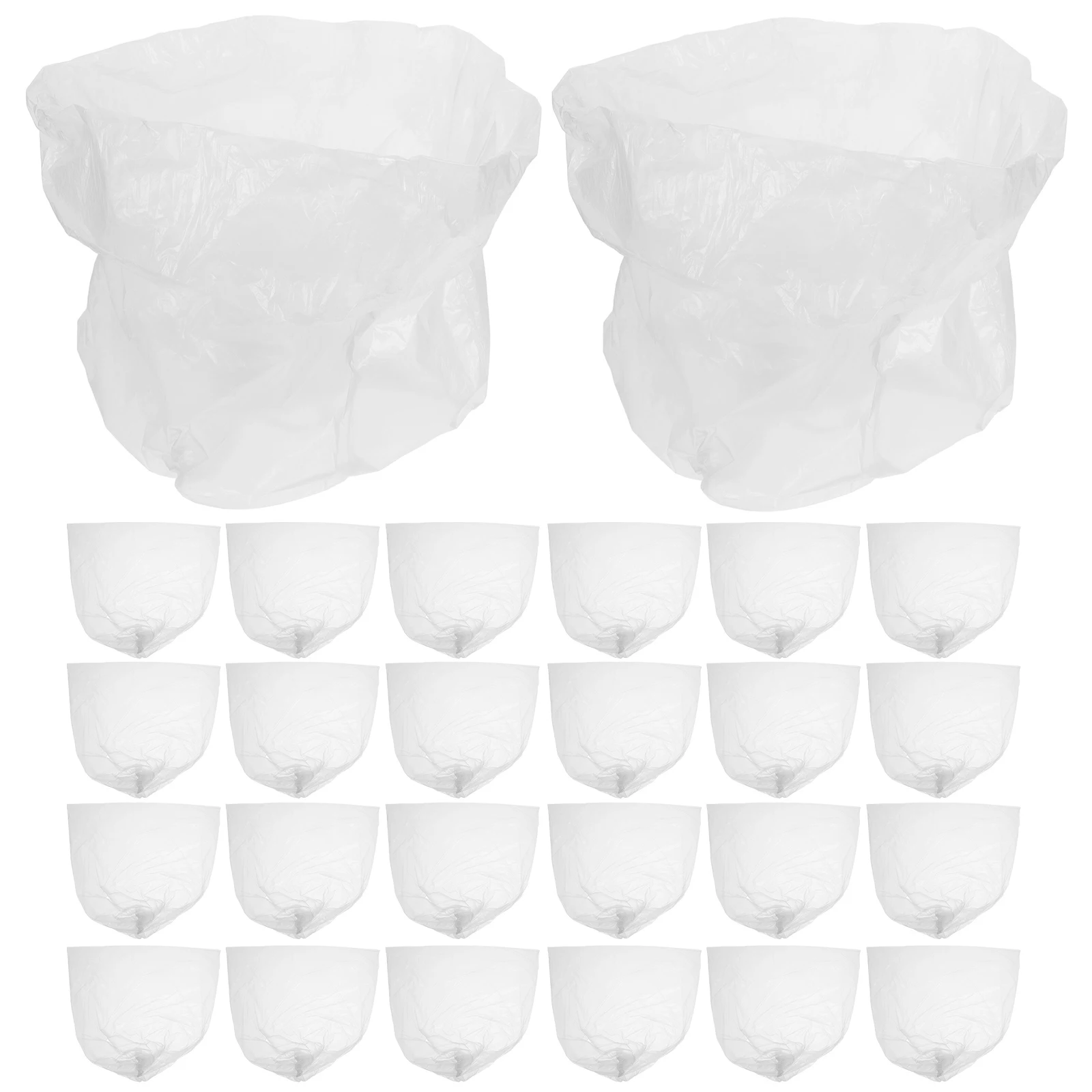 

5 Rolls Biodegradable Garbage Bags Thickened Plastic Trash Bags for Home Kitchen Bathroom Durable Practical Plastic Bags,