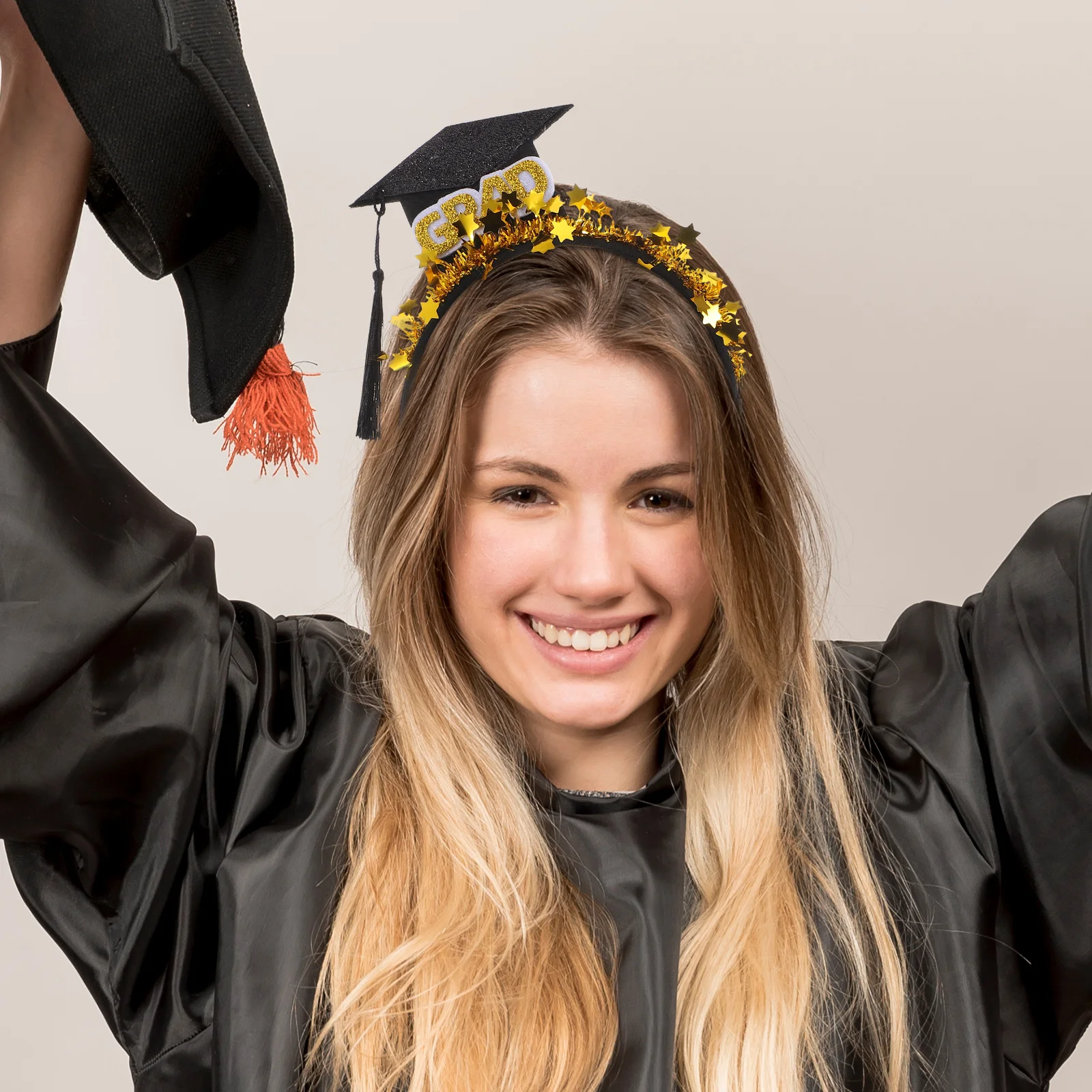 

Headbands Graduate Party Supplies Cap Hair Mini Headdress 2025 Photo Booth Props Class of Miss