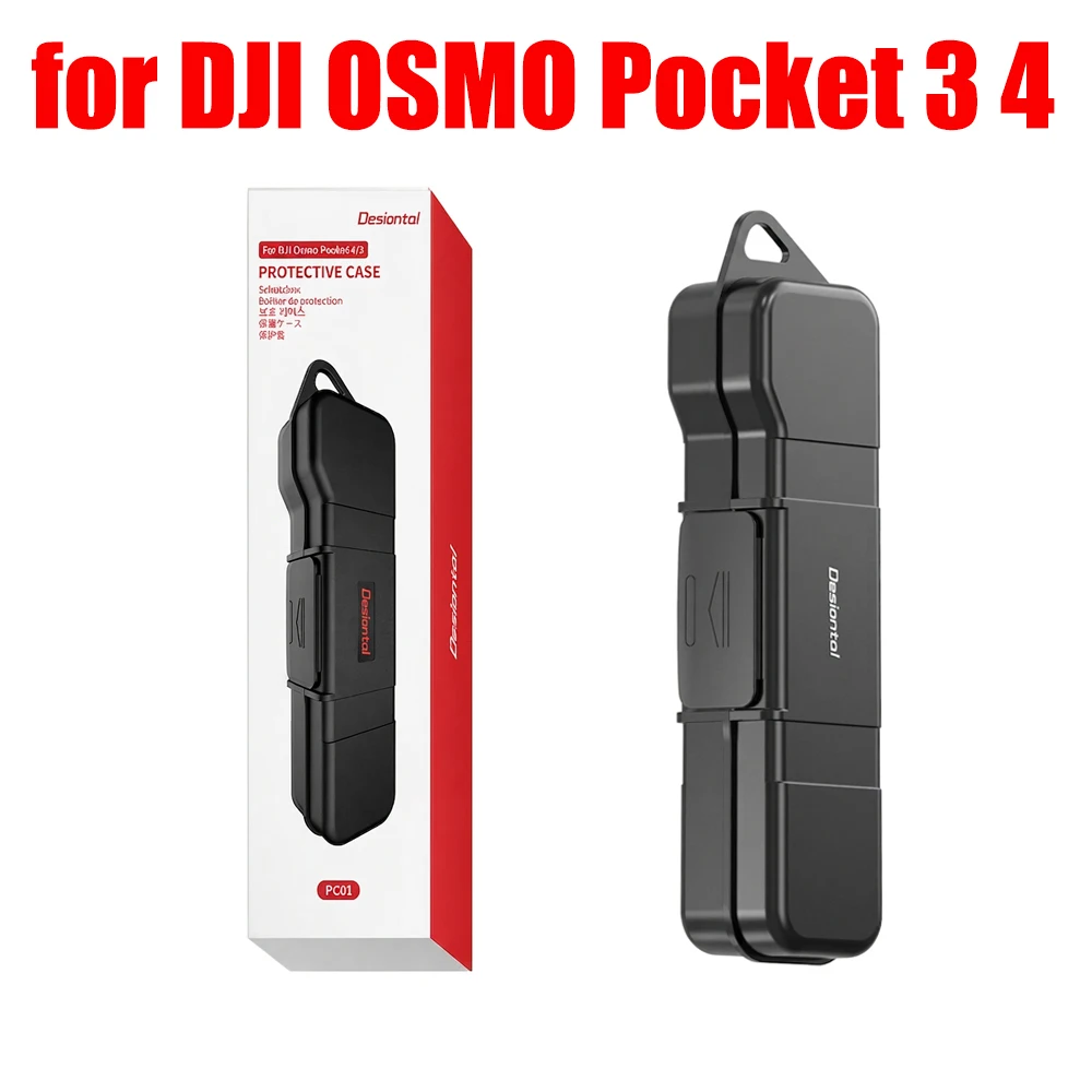 Hartschalen-Etui für DJI Osmo Pocket 4 3 Schutzhülle Kratzfest Staubdicht Aufbewahrungstasche Box mit Trageriemen Zubehör