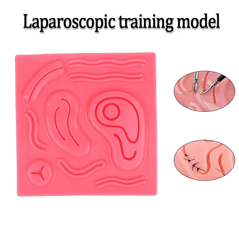 

Силиконовый тренажер для отработки 3D-швов на коже, модель для хирургической практики