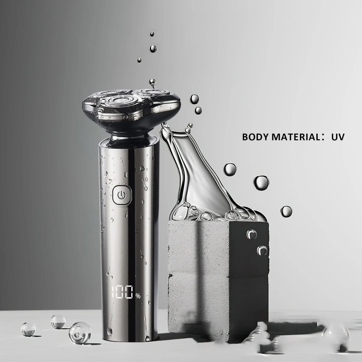 ماكينة حلاقة كهربائية جديدة لعام 2026 ماكينة حلاقة معززة للرجال مقاومة للماء ماكينة تشذيب اللحية الجافة والرطبة #6