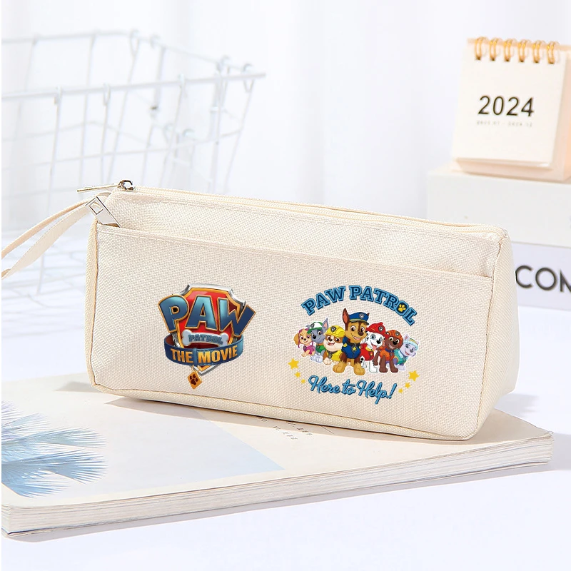 パウパトロールガールボーイ鉛筆ケースペンバッグ大容量韓国オーガナイザーポーチ学生新学期用品文具ギフト