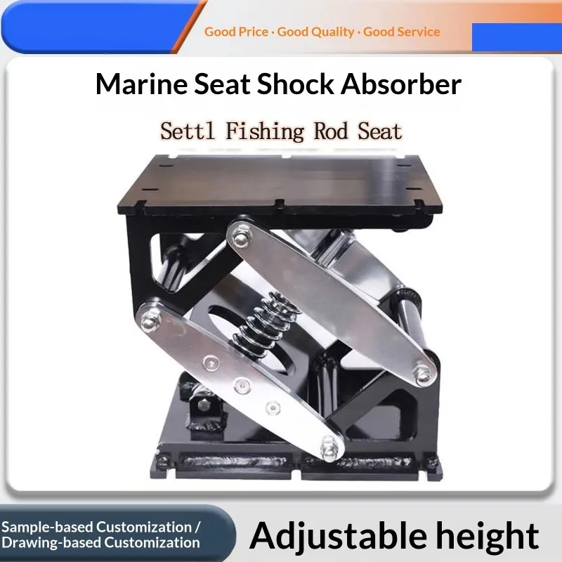 Adjustable Marine Boat Seat Shock Absorber-Heavy Duty Suspension Pedestal Base for Fishing Boats and Yachts Made in China Hubei