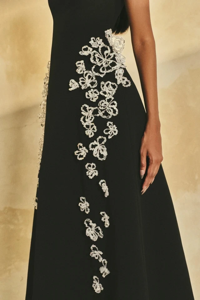 

Elegant Black Prom Gown Customized Women's O-neck Sleeveless Evening Dress Jersey A-line Ankle Length Party Dress 2026