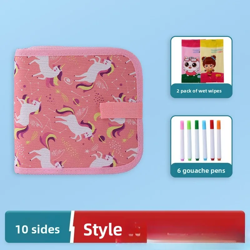 Drawing Board Graffiti Portable Small Blackboard Erasable Coloring Writing Board Preschool Enlightenment Puzzle Toy