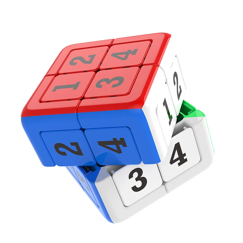 

YuXin 2x2x2 Digital Puzzle Magnetic Cube Funny Speed Numbers Cube Professional Puzzle Toys Children Gift Cubo Magico