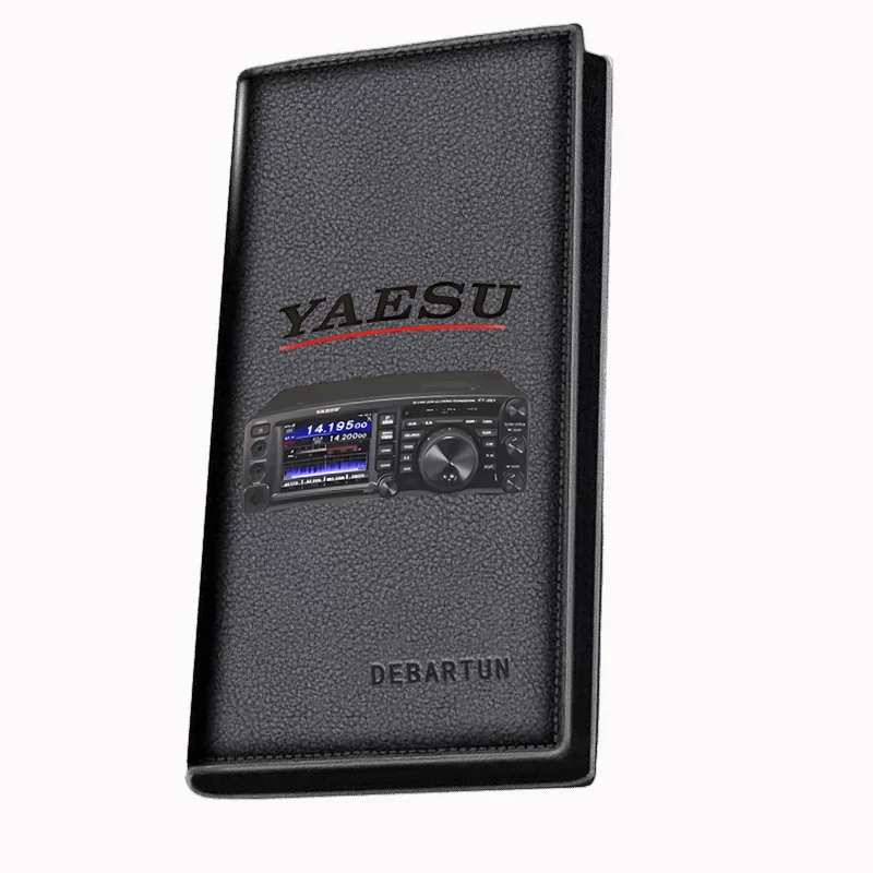 

Радиооборудование, устройство с электронным экраном, Yaesu, мужские длинные кошельки, деловой стильный дизайн с принтом, повседневное использование, Рождество