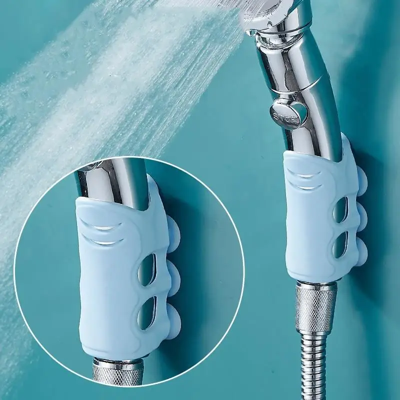 Adjustable Suction Cup Shower Mount Holder Reusable No Drilling Ideal for Bathroom Shower Walls