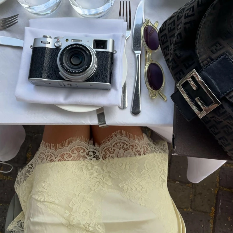 

Women y2k Vintage Floral Lace Trim Satin Patchwork Elastic Waist Silk Ruffle A Line Slip Mini Skirt Flowy Underskirts