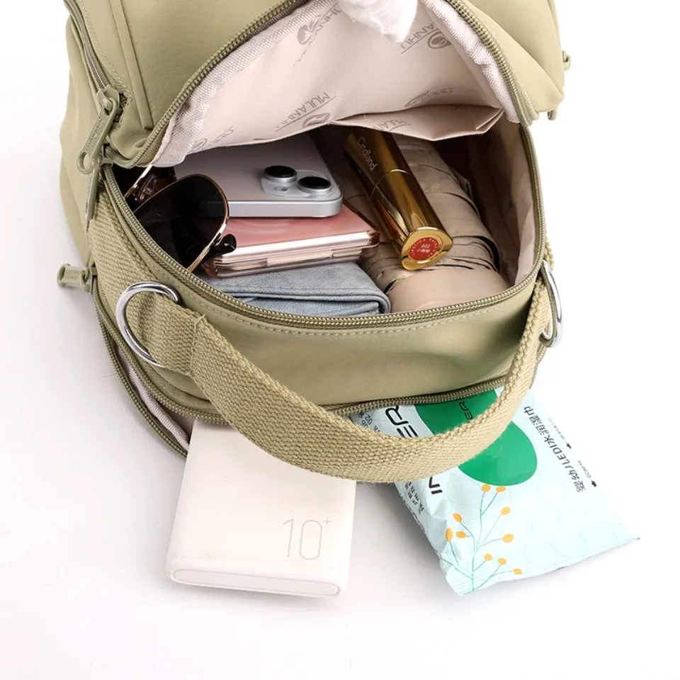 ฤดูร้อนไหล่Crossbodyกระเป๋าผู้หญิงไนลอนนุ่มกันน้ํากระเป๋าเป้สะพายหลังและกระเป๋าถือกระเป๋าถือหรูผู้หญิงDesigner