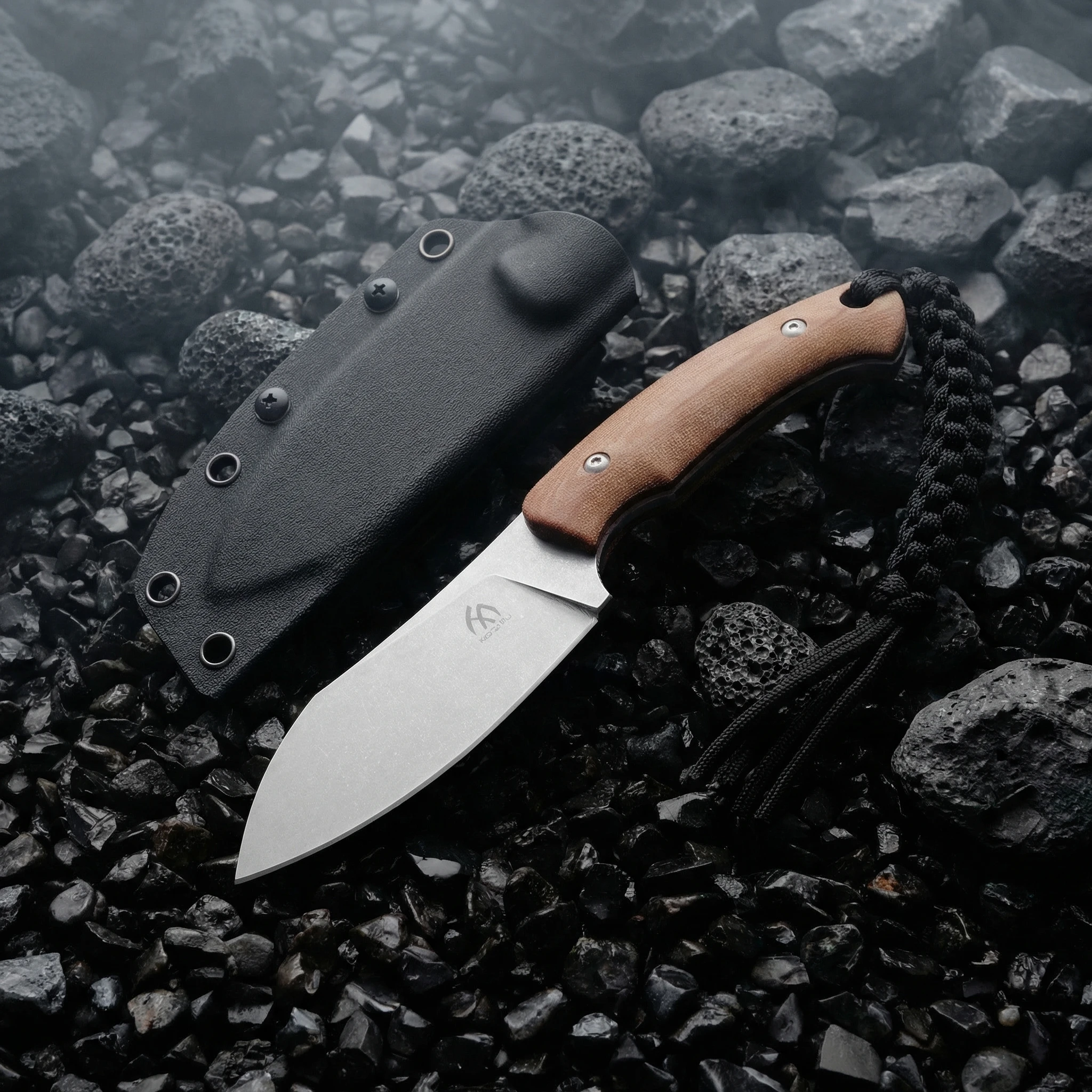 Cuchillo de acero de alta calidad con hoja fija, cuchillo para exteriores, acero inoxidable de alta dureza con mango completo y funda, cuchillo portátil de emergencia, sui