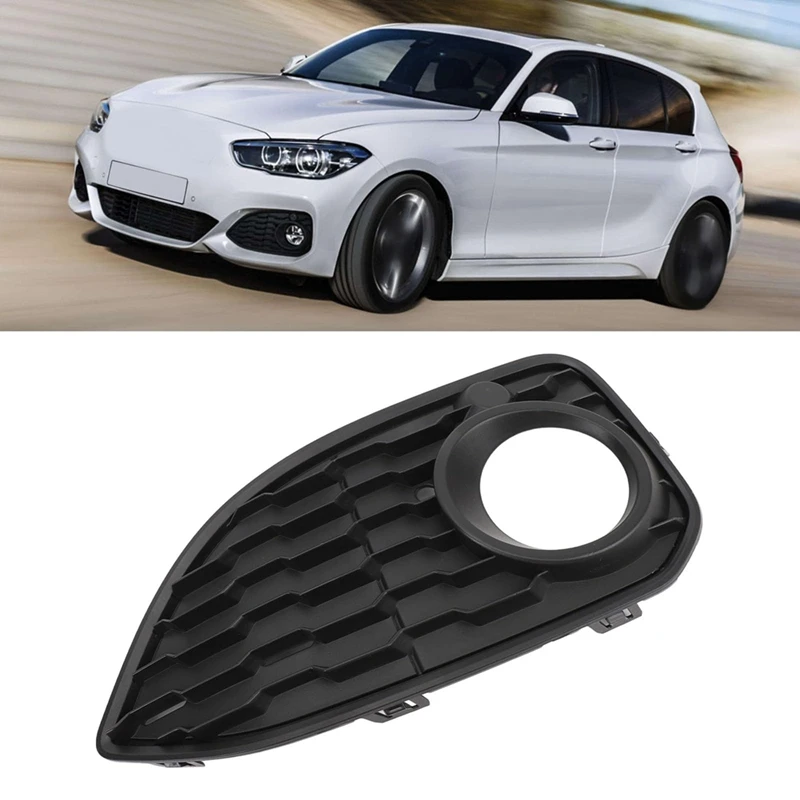 Amortecedor dianteiro luz de nevoeiro grade luz de nevoeiro grade capa para bmw série 1 f20 f21 lci m sport 2014-2019