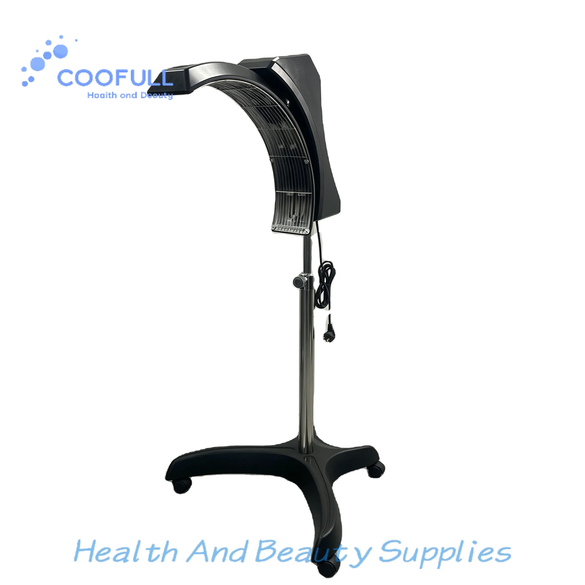 Coofull Professional Arched Infrared Hair Processor Climazon Standing Hair Dryer with Adjustable Height for Salon