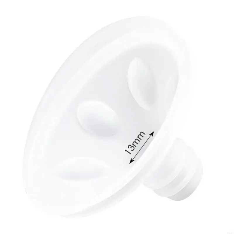 

97BE Practical Breast Flange Attachment Milk Collector 13mm to 24mm Compatible Breast Conversion Insert Adapter