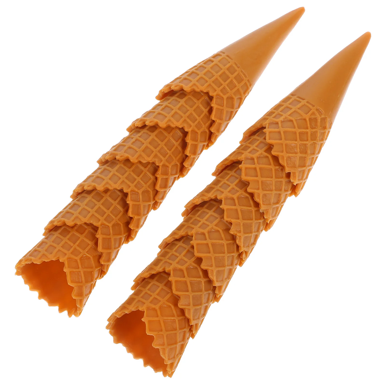 

40Pcs Mini Ice Cream Cone Decorations - Realistic Pretend Food for Dollhouse Miniature Desserts Summer Party Classroom Decor