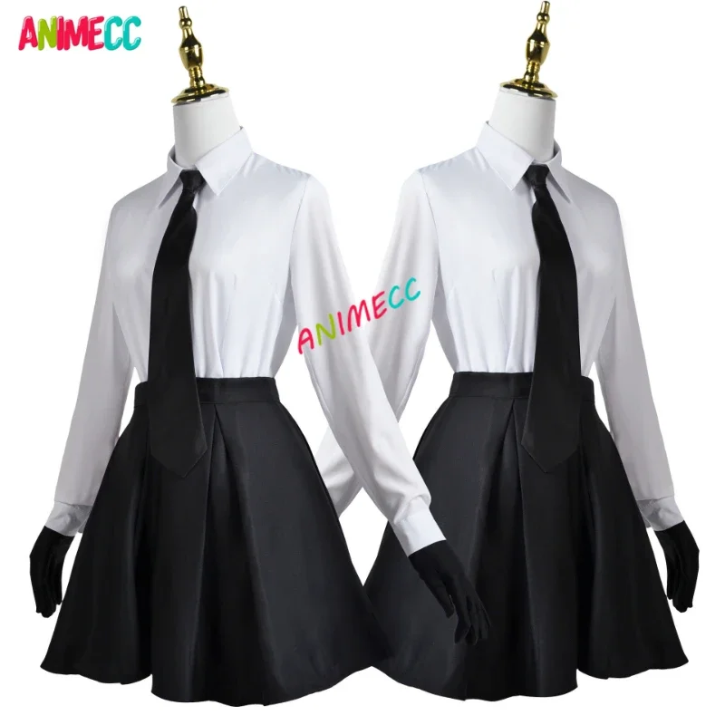 ANIMECC-Yosano Akiko fantasia de cosplay com peruca feminina, uniforme escolar JK, terno feminino, festa de Halloween