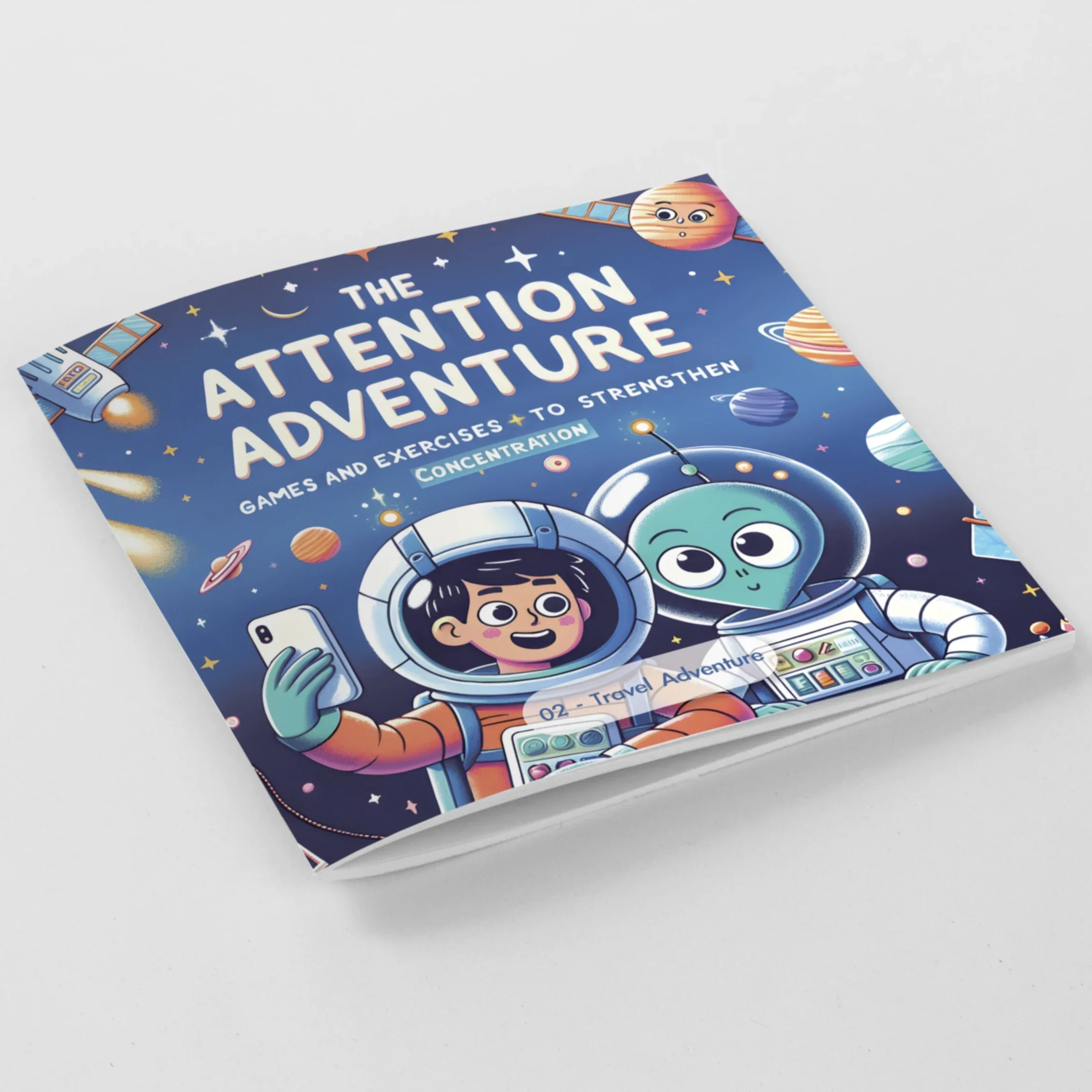 Kids Focus Training Book Travel Adventure Theme Children Concentration Activity Book Educational Learning Gift