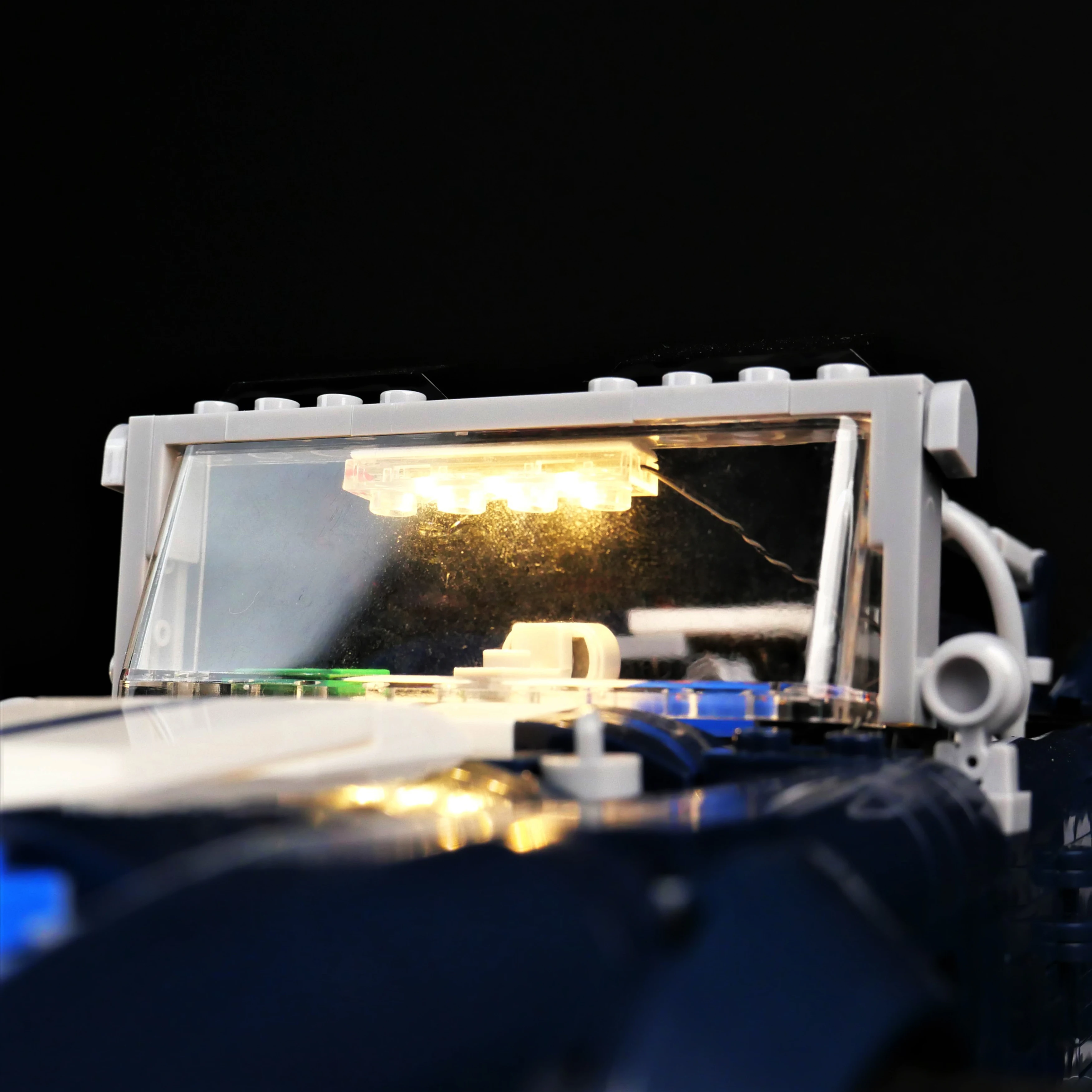 مجموعة إضاءة LED متوافقة مع 10357 مجموعة مصابيح نموذج مكعبات بناء سيارة شيلبي كوبرا لعرض الديكور الإبداعي #5