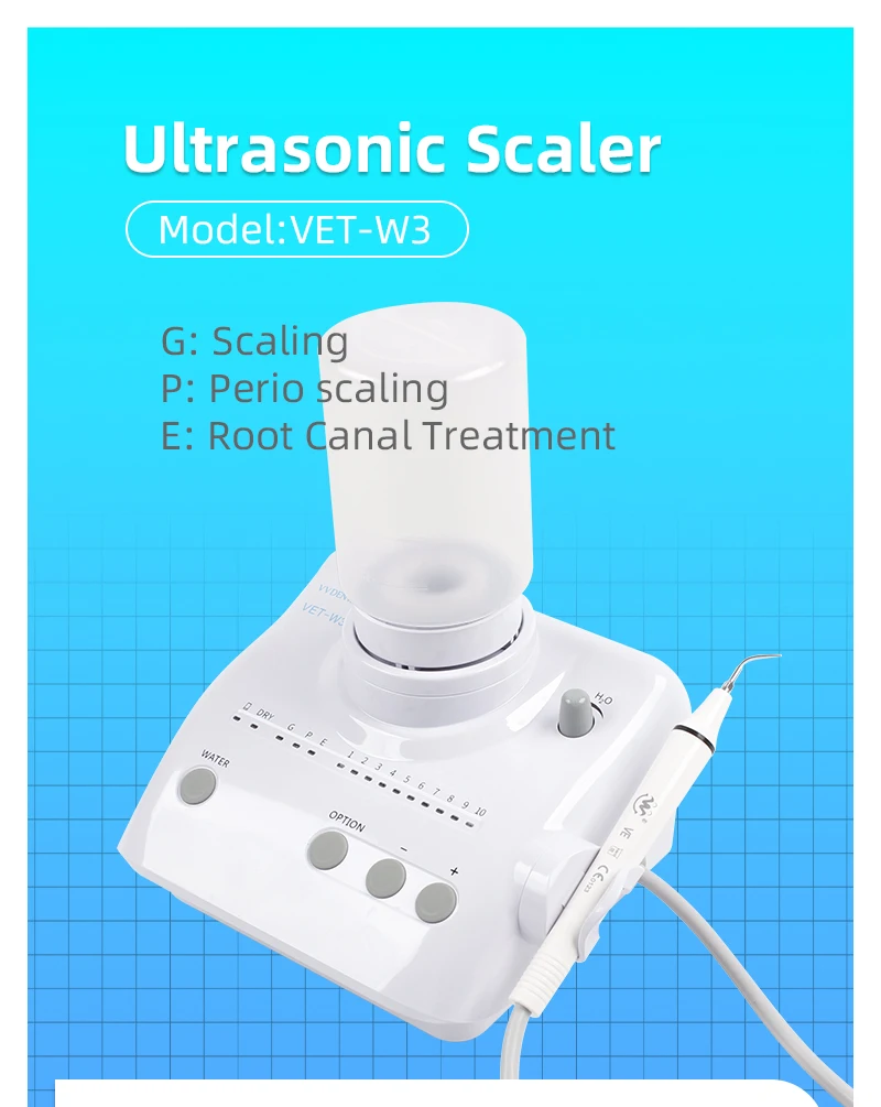 VVDental Ultraschall-Scaler-Maschine mit LED-Licht zur Entfernung von Zahnbelägen und Zahnstein, Reinigung der Zähne, Zahnaufhellungswerkzeuge für die Zahnmedizin – Detail 17