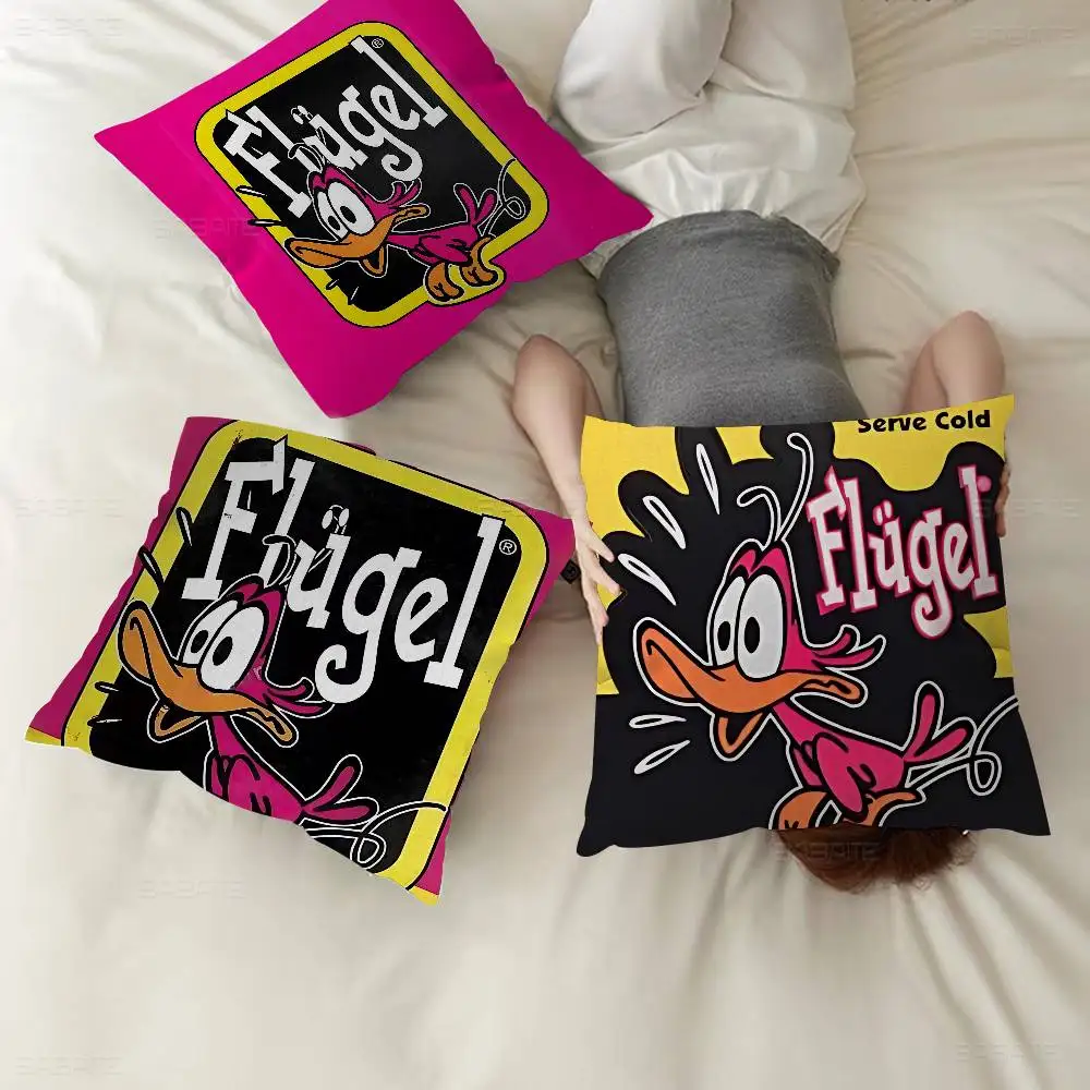 Funda de almohada Flugel para beber, funda de cojín de regalo para dormitorio, hogar, sofá, silla, decoración de asiento, funda de almohada