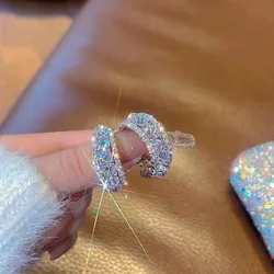 2023 New Fashion Trend Unique Design Elegant Delicate Zircon Earrings Women Wedding Jewelry Party Premium Gifts
