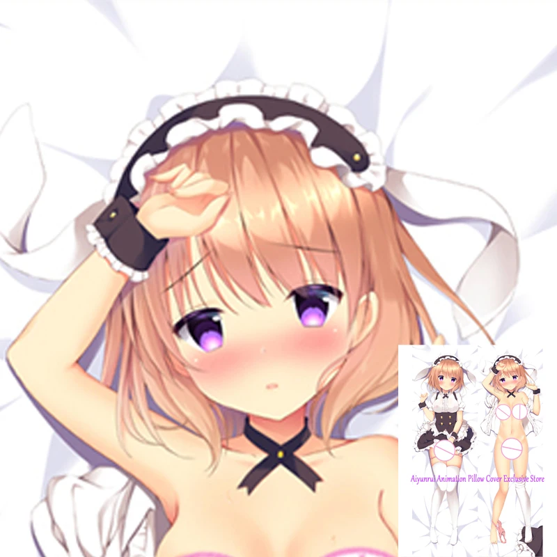 

Anime Pillow Cover Dakimakura Hoto Kokoa 2 Side Printed Hugging Body Pillowcase Cushion Cover Bedding Young Girl Tits