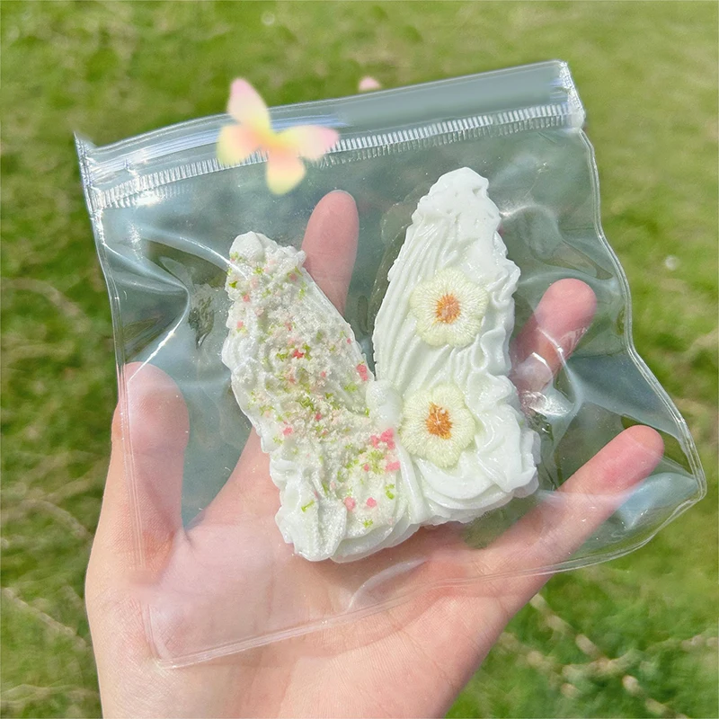 Creative Soft Little Daisy Butterfly Stress Relief Relax Toys Cartoon Decompressing Squeeze Toy Kawaii Slow Rebound Toys Gifts