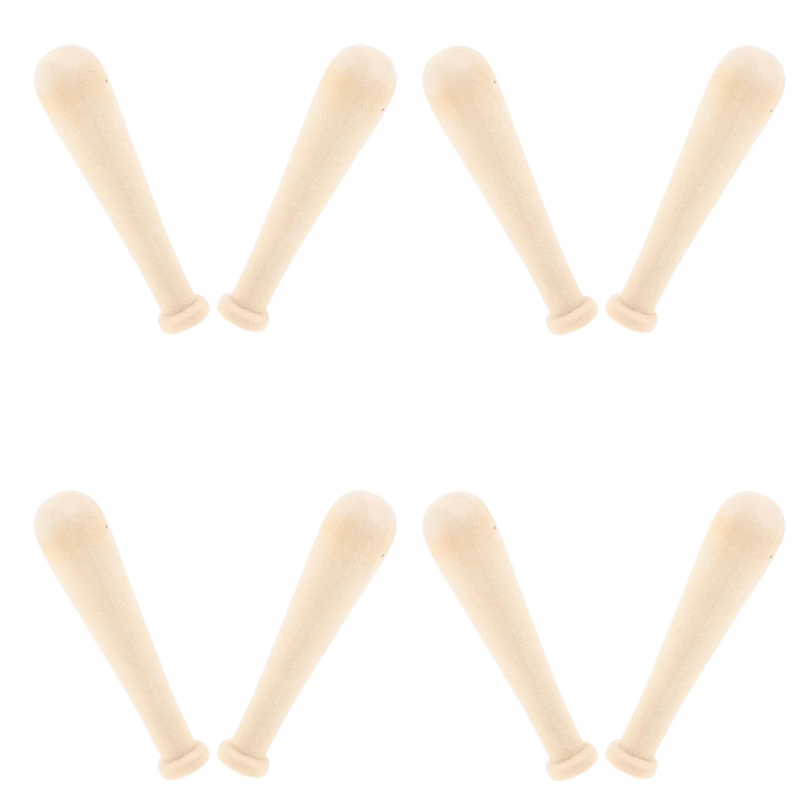 

10 Pcs Accessories Mini Baseball Bat Lotus Tree Pickleball Paddles DIY Bats Crafts