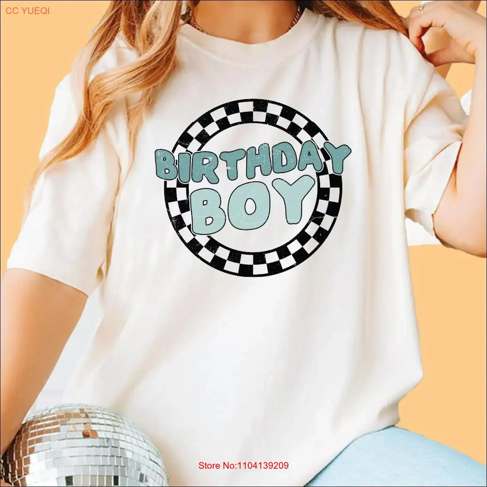 Retro Birthday Boy Toddler T Shirt Cute Checkered Kids Boys Natural Perfect vintage Washed homme streetwear Unisex Comfortable