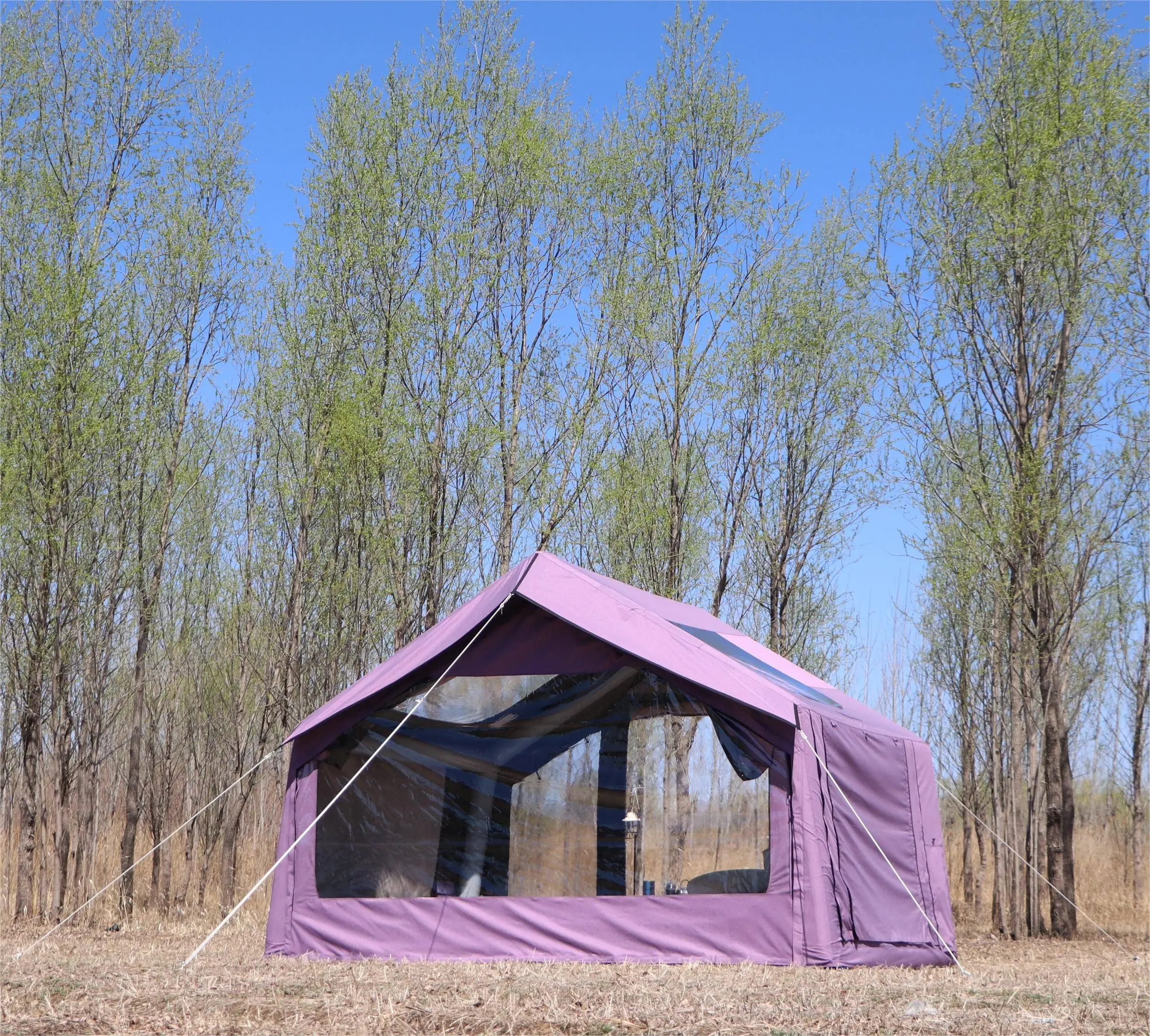 

New Design Air Tent Waterproof Inflatable One Bedroom Camping Tent with Oxford Fabric