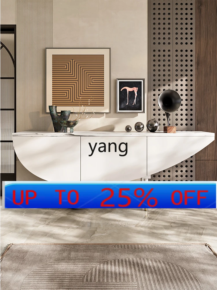 

LH home entrance cabinet villa living room against the wall strip case special-shaped storage entrance table