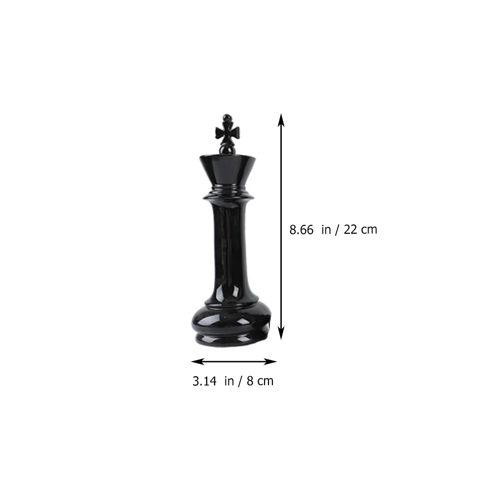 

6 Pcs Household Chess Decor Interesting Decoration Funny Ceramic Adornment Ornament