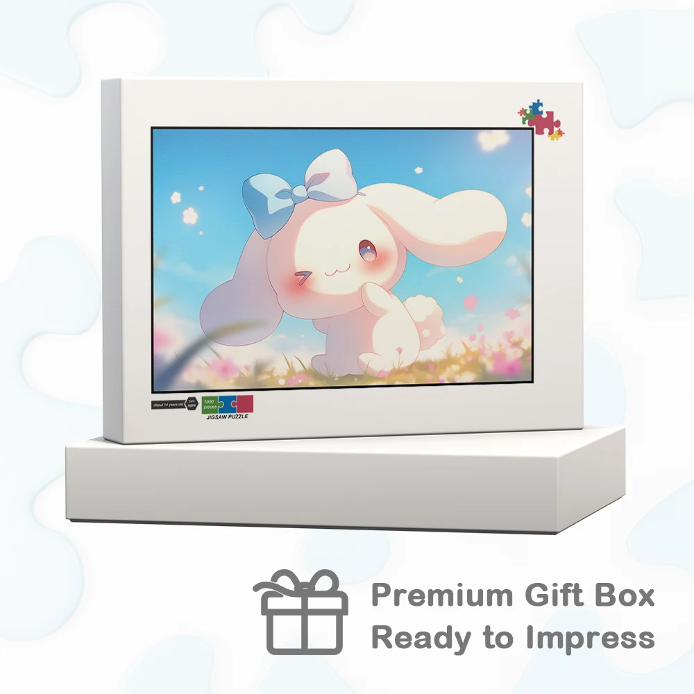 Cinnamoroll Kawaii 퍼즐 만화 Sanrio 나무 퍼즐 클래식 애니메이션 캐릭터 게임 및 퍼즐 몬테소리 교육 장난감