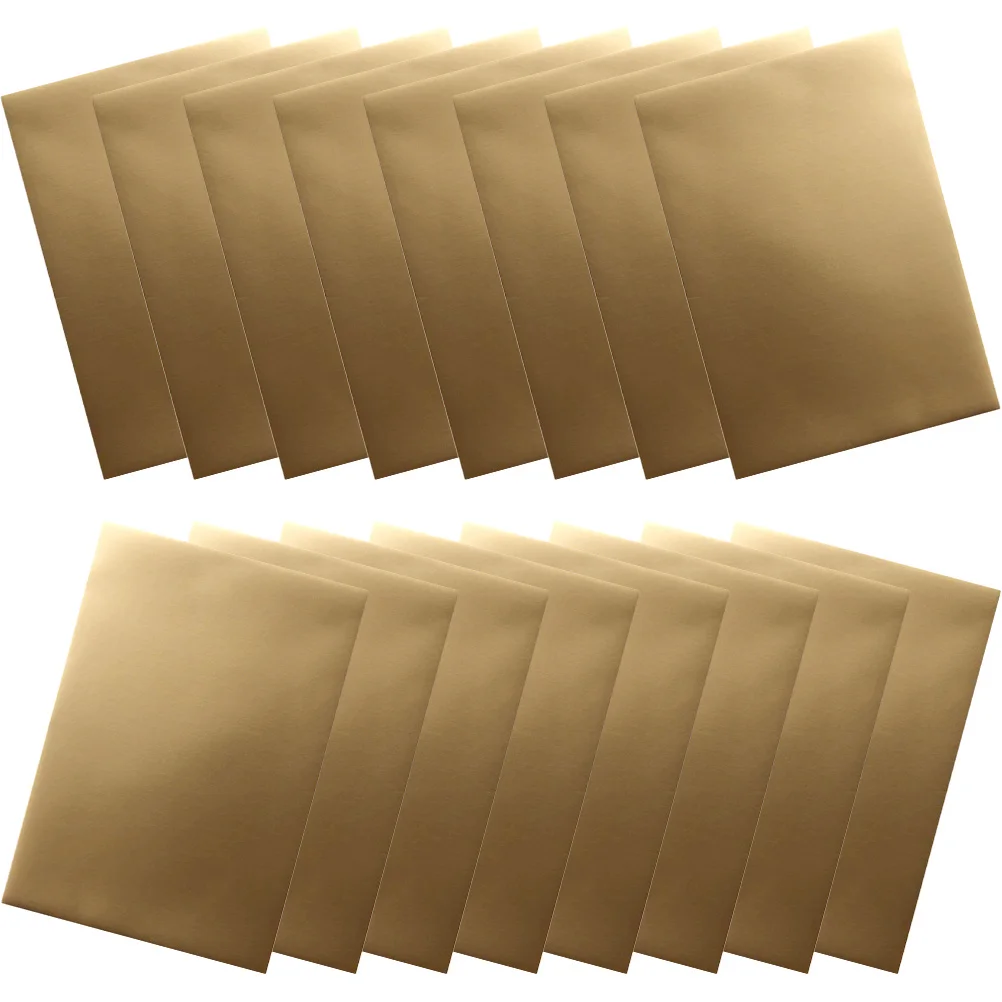 ورق اوريغامي 25 ورقة ذهبي اللون لسكرابوكينغ الحرف اليدوية القابلة للطي سهلة الاستخدام لقطع ورق اوريغامي الملتصق بنفسك