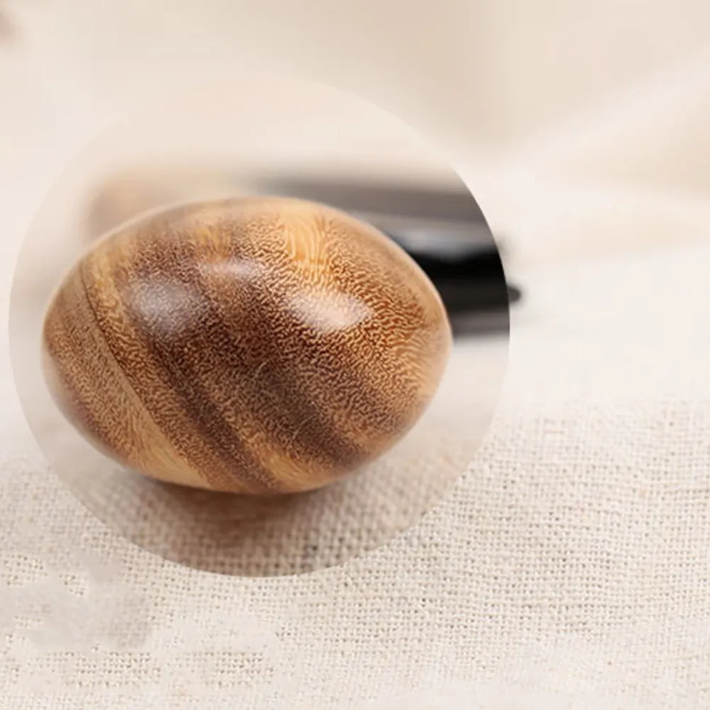 

Sandalwood Natural Wood Hair Comb Smooth Teethed Anti-Static Massage Comb Scalp Care Round Handle Horn-Inspired Tool