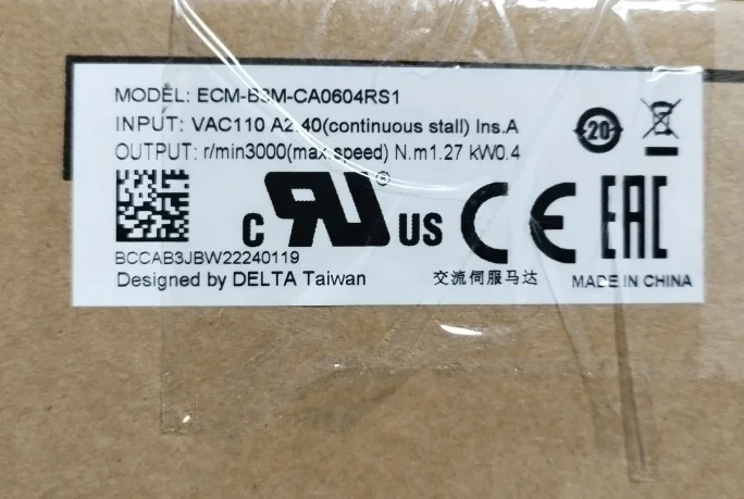 ECM-B3M-CA0604RS1 New Original Genuine Delta Servo Controller In Stock