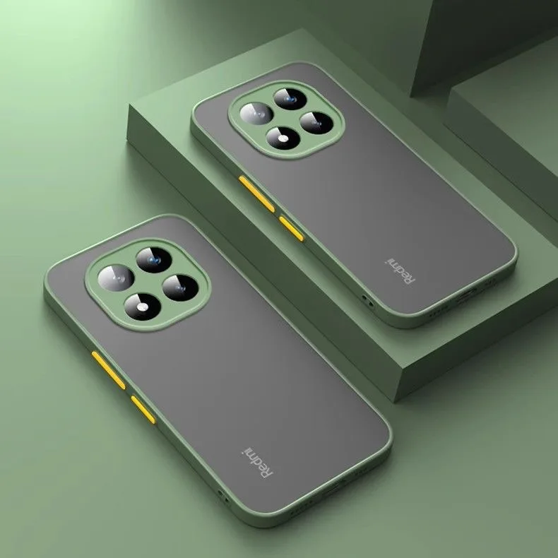 Funda For Xiaomi Redmi Note 14 Pro 4G Case Note14 Pro Plus 5G Cover Coque Matte Translucent Hard PC Protective Phone Bumper Pro+