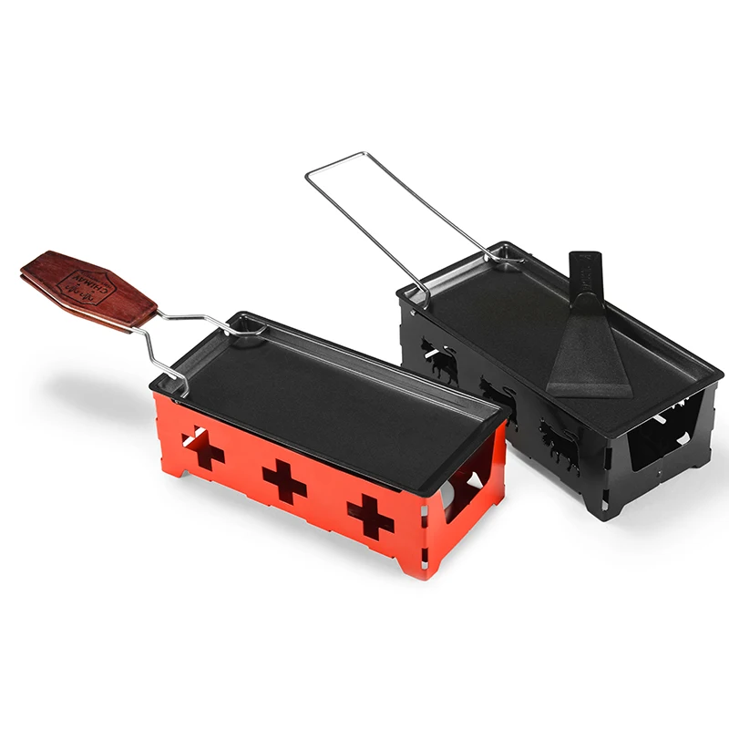 Non-stick Raclette Set with Foldable Handle