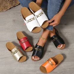 New Open Toe Women Wedge Slippers Summer Fashion Lightweight Slippers Platform Sandals Outdoor Beach Woman Shoes Slides Women