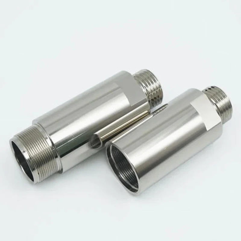 304 Stainless Steel CNC Machining Tube Stainless Steel Precision Threaded Adapter Cnc Machining Components