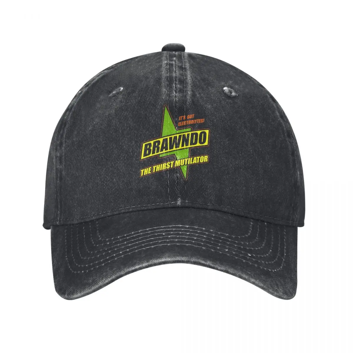 Brawndo Baseball Caps Vintage Distressed Washed Dustbrain Design Idiocracy Judge Headwear Unisex Outdoor Workouts Caps Hat