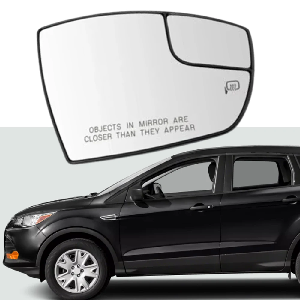 Heated Left Right Side Door Wing Rearview Mirror Glass for Ford Escape 2013-2016 C-Max 2013 2014 2015 2016 2017 2018 LHD