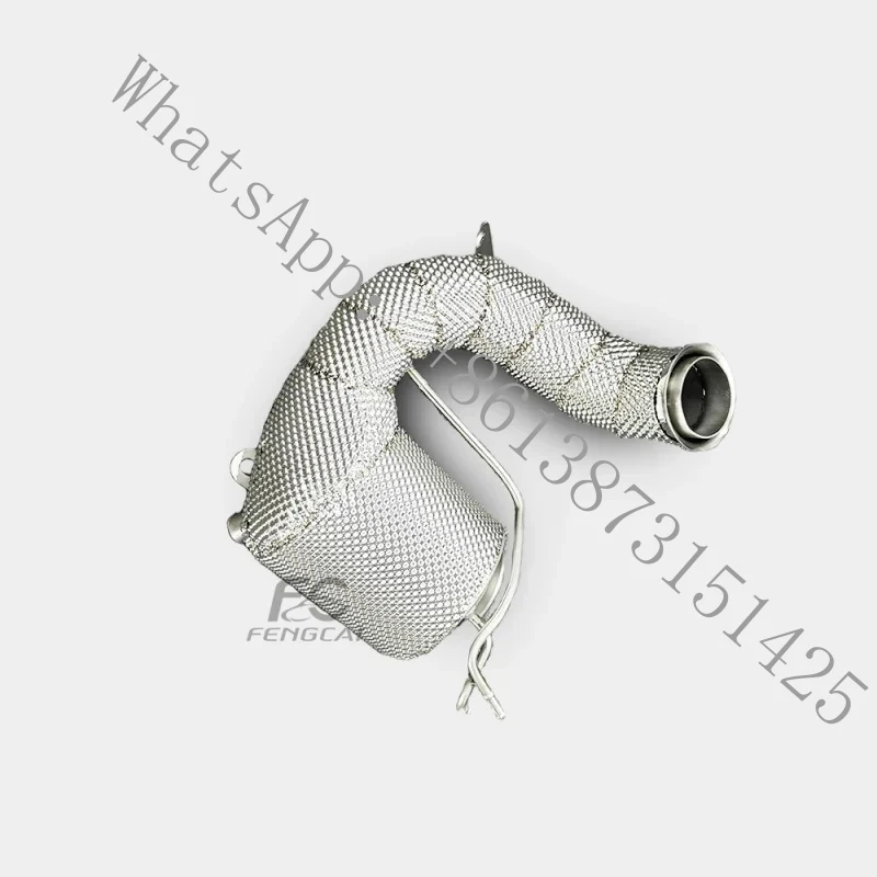 

Suitable High-flow Exhaust Downpipe 8.5 1.5T Stainless Steel Sport Exhaust Pipe Catalytic Converter, No