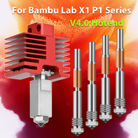 Upgraded For Bambu Lab Hotend With Nozzle For Bambu Hot end Complete P1S Bambulab X1 Carbon P1P Thermistor  X1C Accessories
