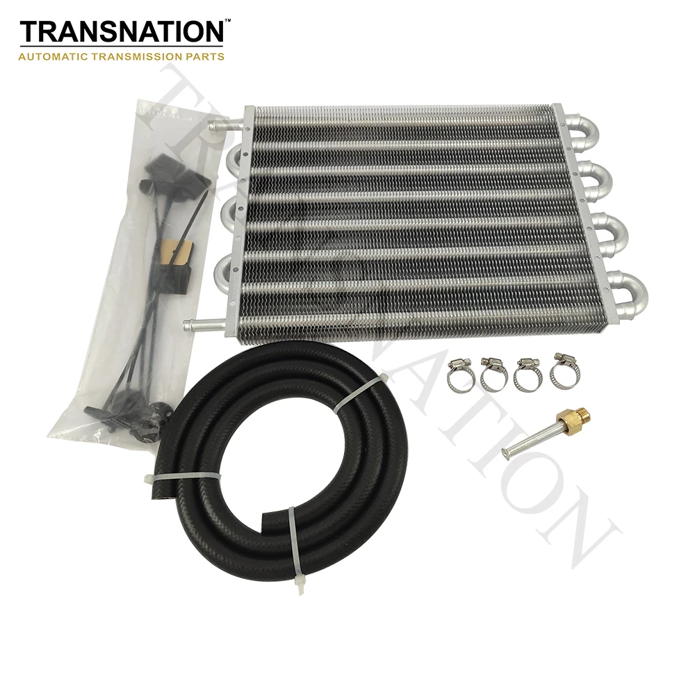 

Transnation F4A232 JF011E RE0F10A Oil Cooler Auto Transmission Strengthen Oil Radiator 8 Pipes For Hyundai Mitsubishi Nissan